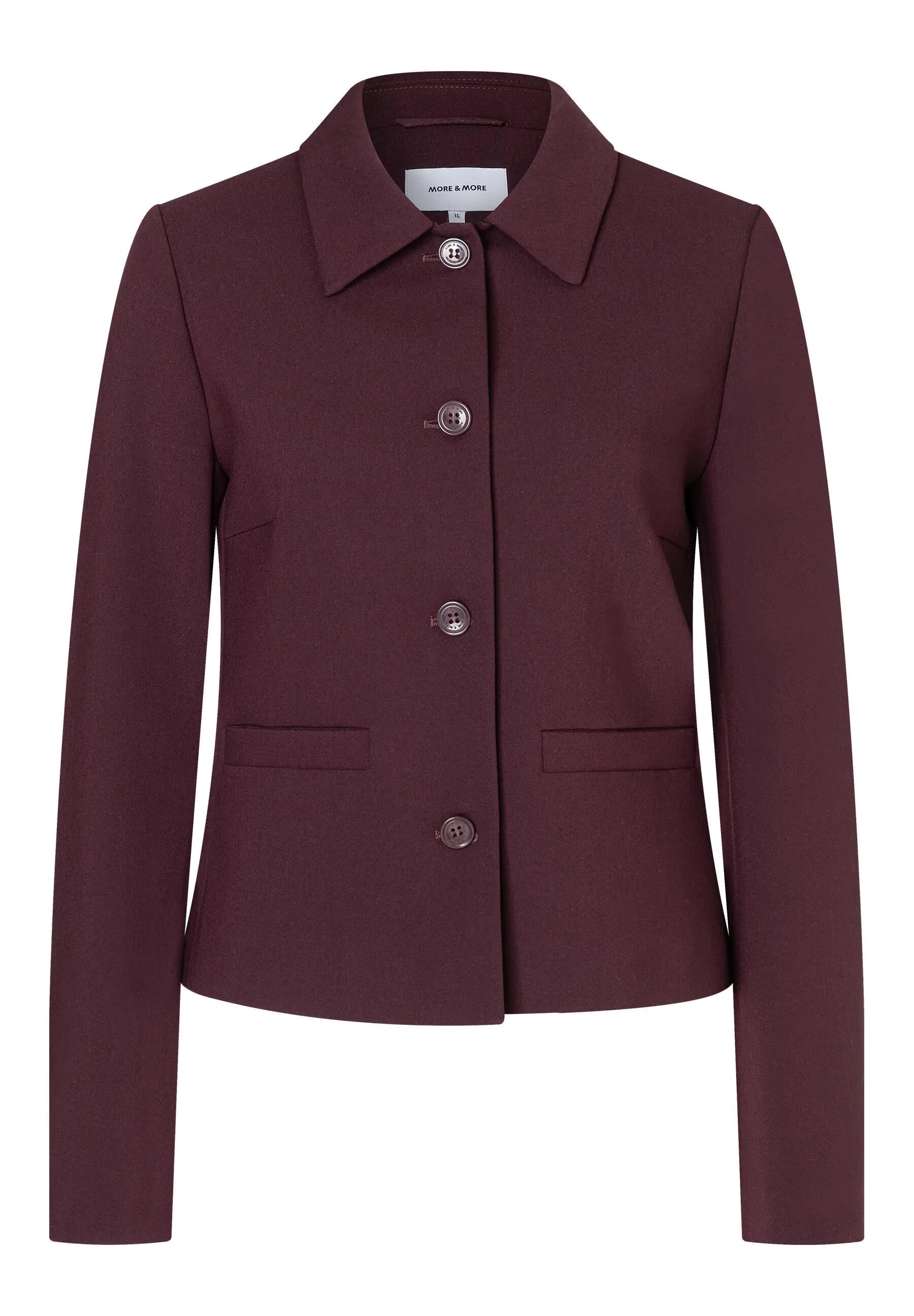Blazer mit Leistentaschen - 0564 - Rot