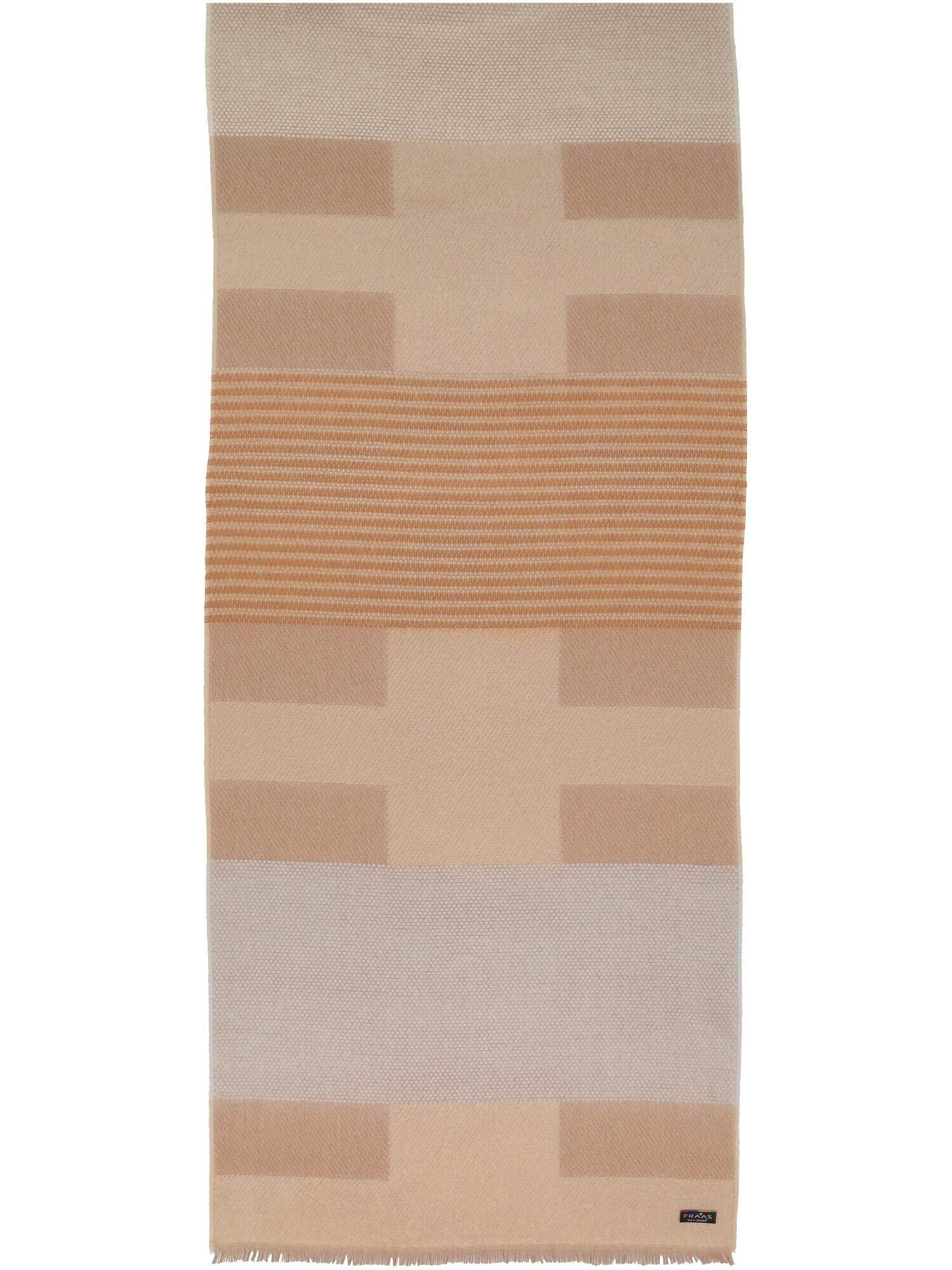 Gemusterter Schal - 071 - Beige