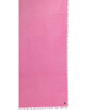 Stola mit Fransen - 456 - Pink