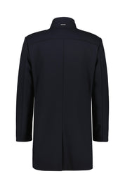 Mantel mit abnehmbaren Reisverschluss - A401 - Blau