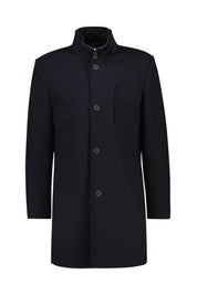 Mantel mit abnehmbaren Reisverschluss - A401 - Blau