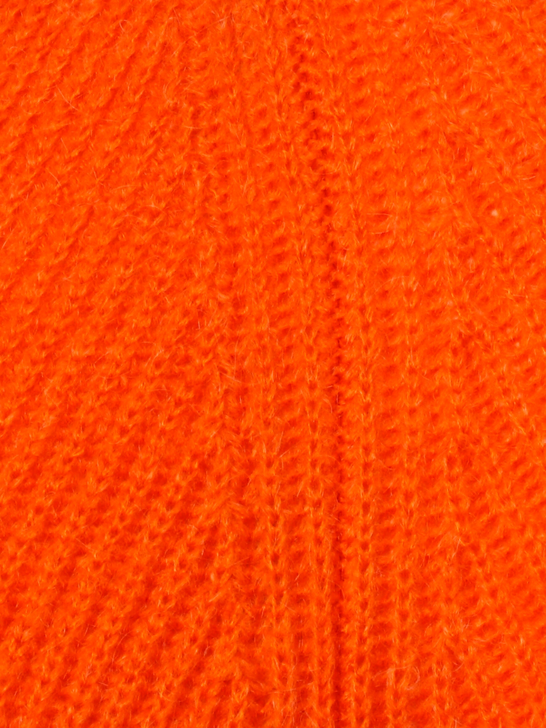 Strickpullover mit V-Ausschnitt - 364 - Orange