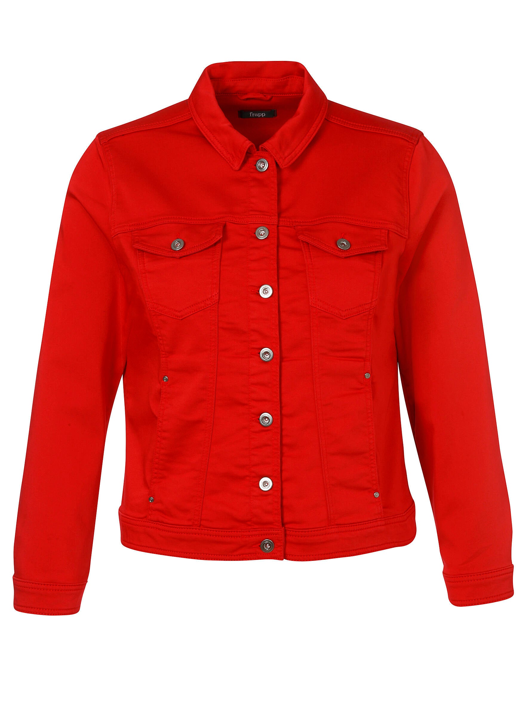 Jeansjacke - 354 - Rot