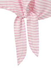 T-Shirt gestreift aus Viskose - 674954 - Pink