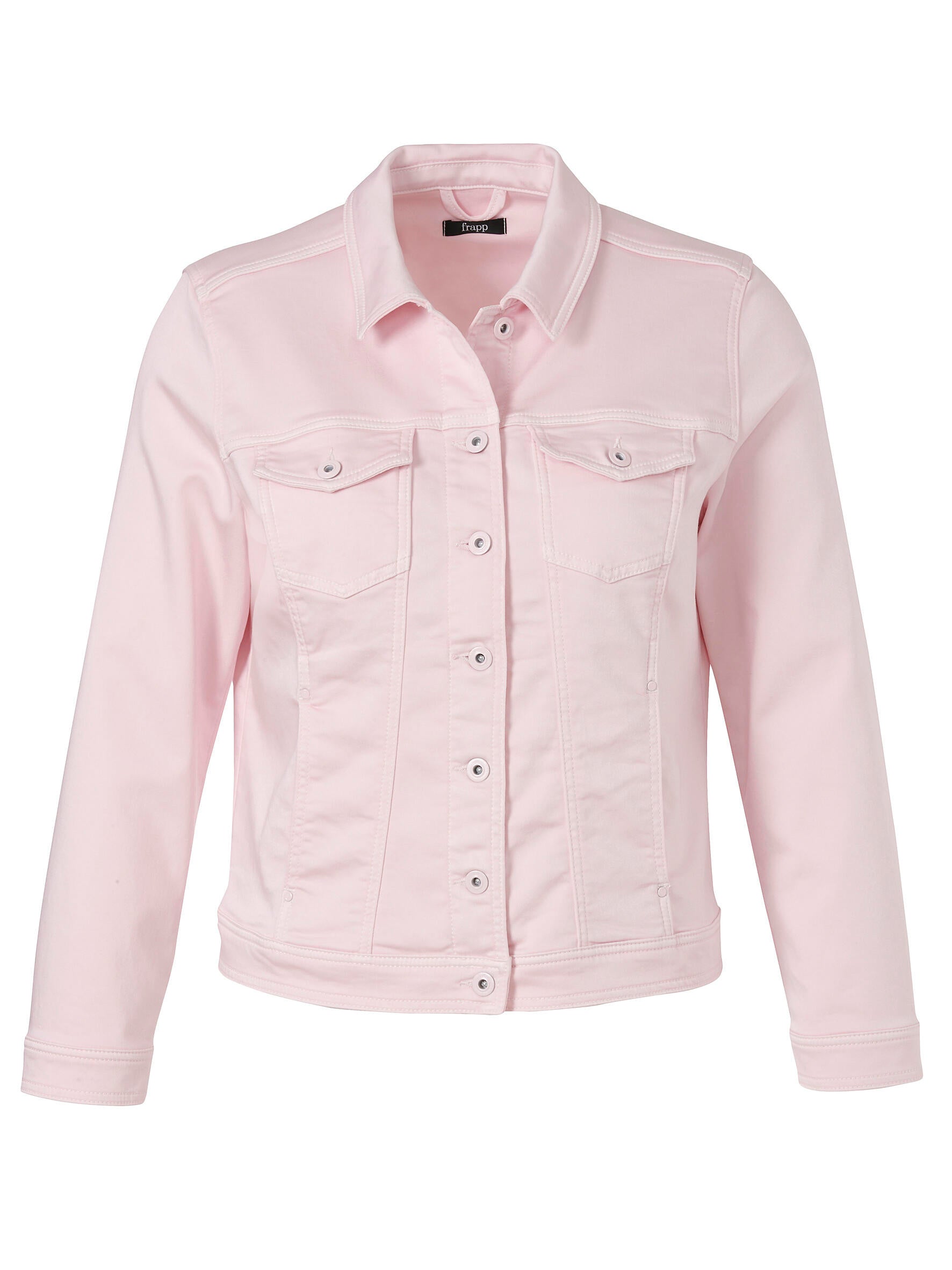Jeansjacke aus Baumwollmix - 694 - Rosa