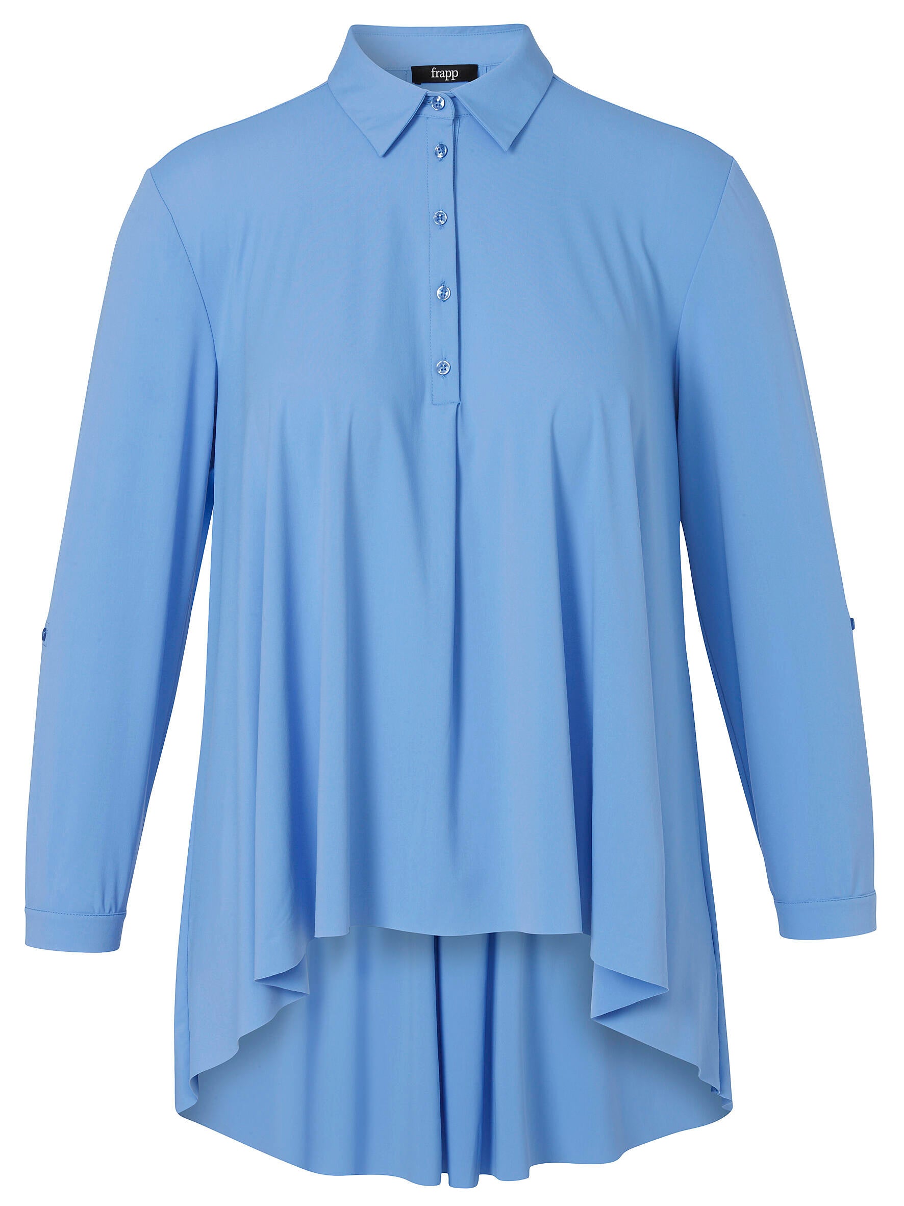 Vokuhila-Bluse SUMMER FEELINGS - 864 - Blau