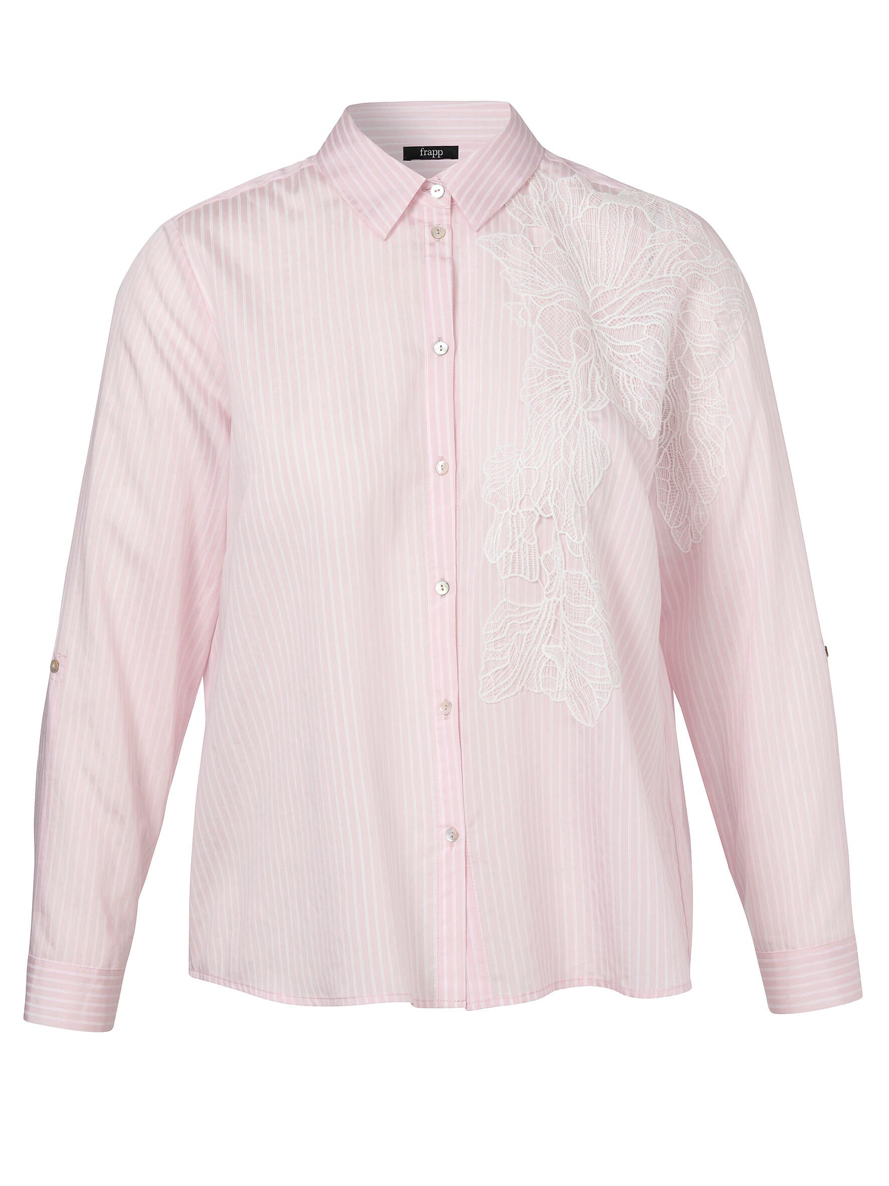 Bluse aus Viskosemix - 697 - Rosa