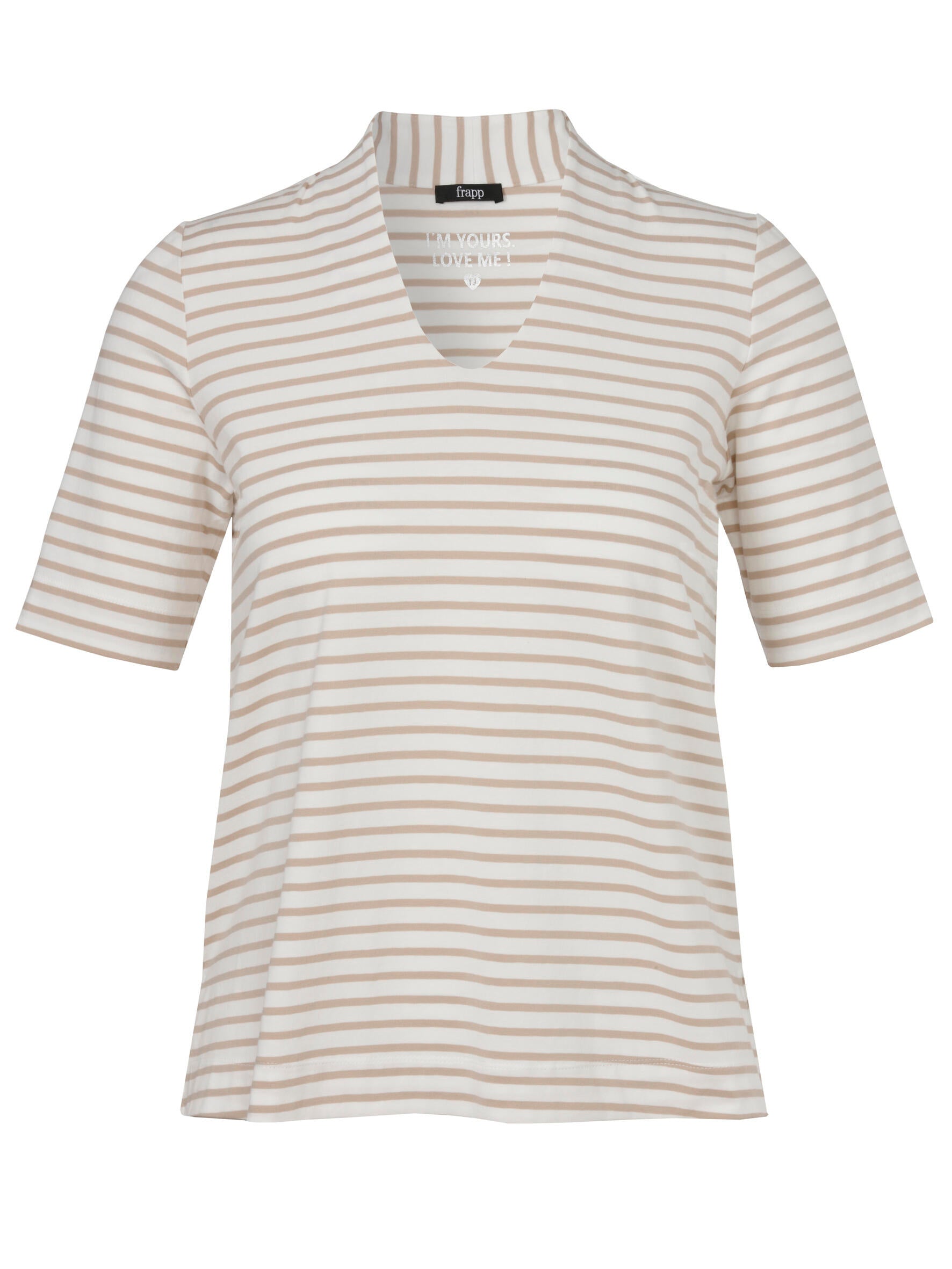 T-Shirt gestreift - 774954 - Beige