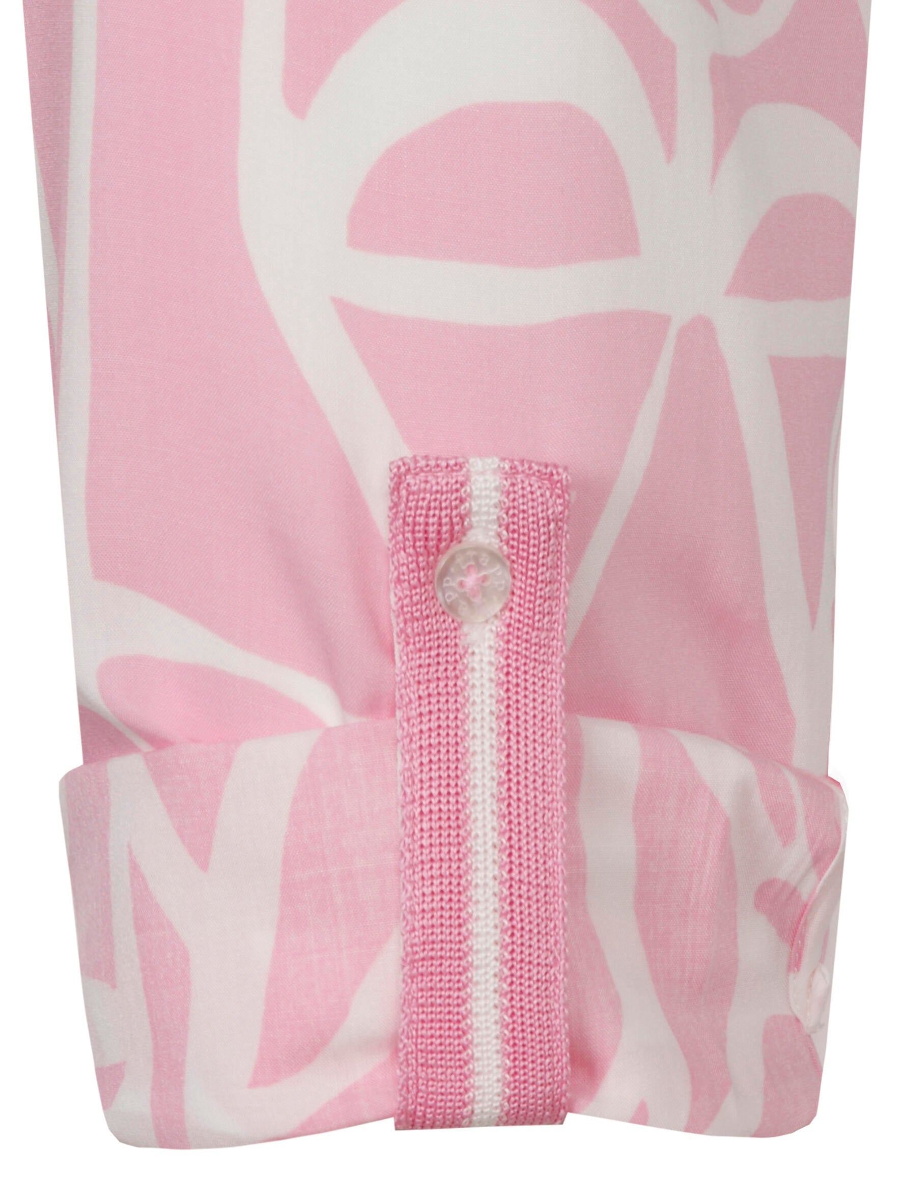 Bluse mit V-Ausschnitt - 674954 - Pink