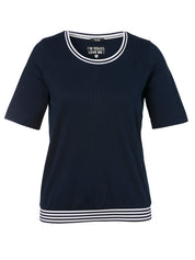 T-Shirt Rundhals 1/2 Arm - 814994 - Blau