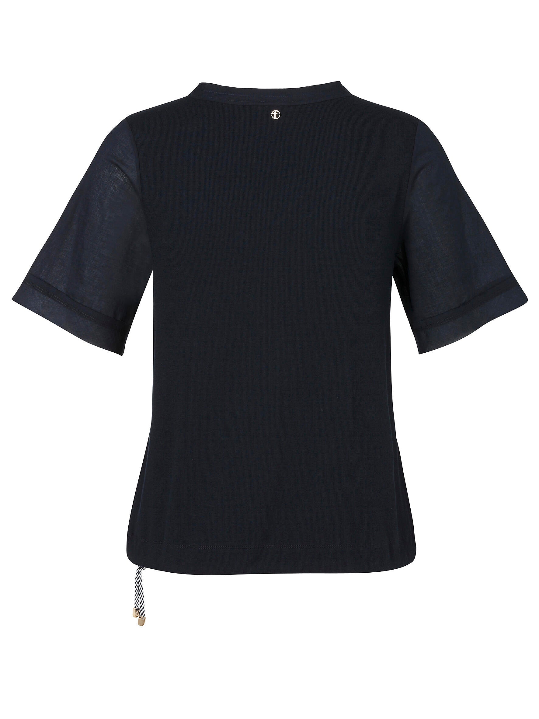 T-Shirt V-Ausschnitt 1/2 Arm - 814 - Blau