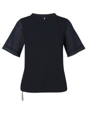 T-Shirt V-Ausschnitt 1/2 Arm - 814 - Blau