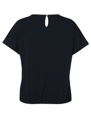 T-Shirt Rundhals ohne Arm Druck - 814994 - Blau