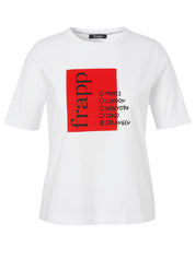 T-Shirt aus Baumwolle - 997-white multicolor - Weiß
