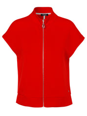 Weste mit Stehkragen - 354-red - Rot