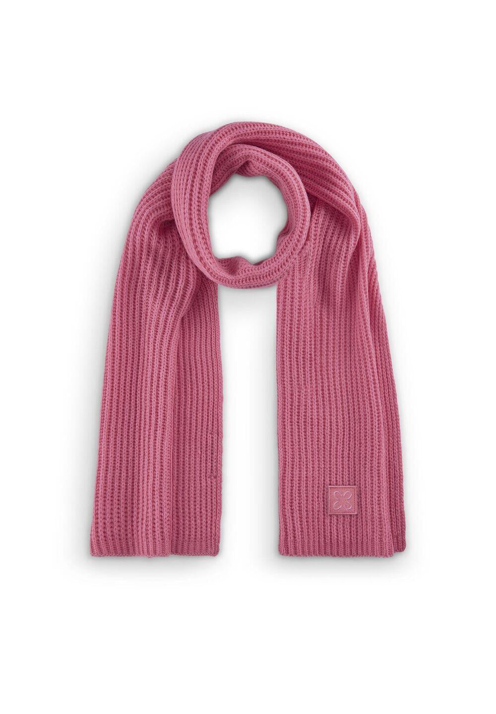 Gerippter Strickschal - PIN2 - Pink