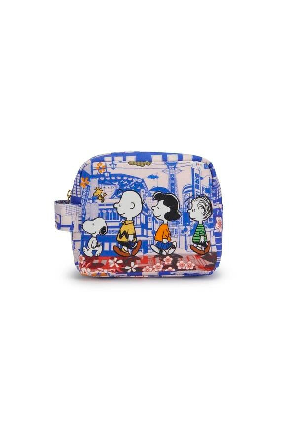 Kulturtasche mit Peanuts-Print - BLU2 - Blau