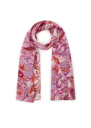 Schal mit Paisley-Muster - PIN2 - Pink