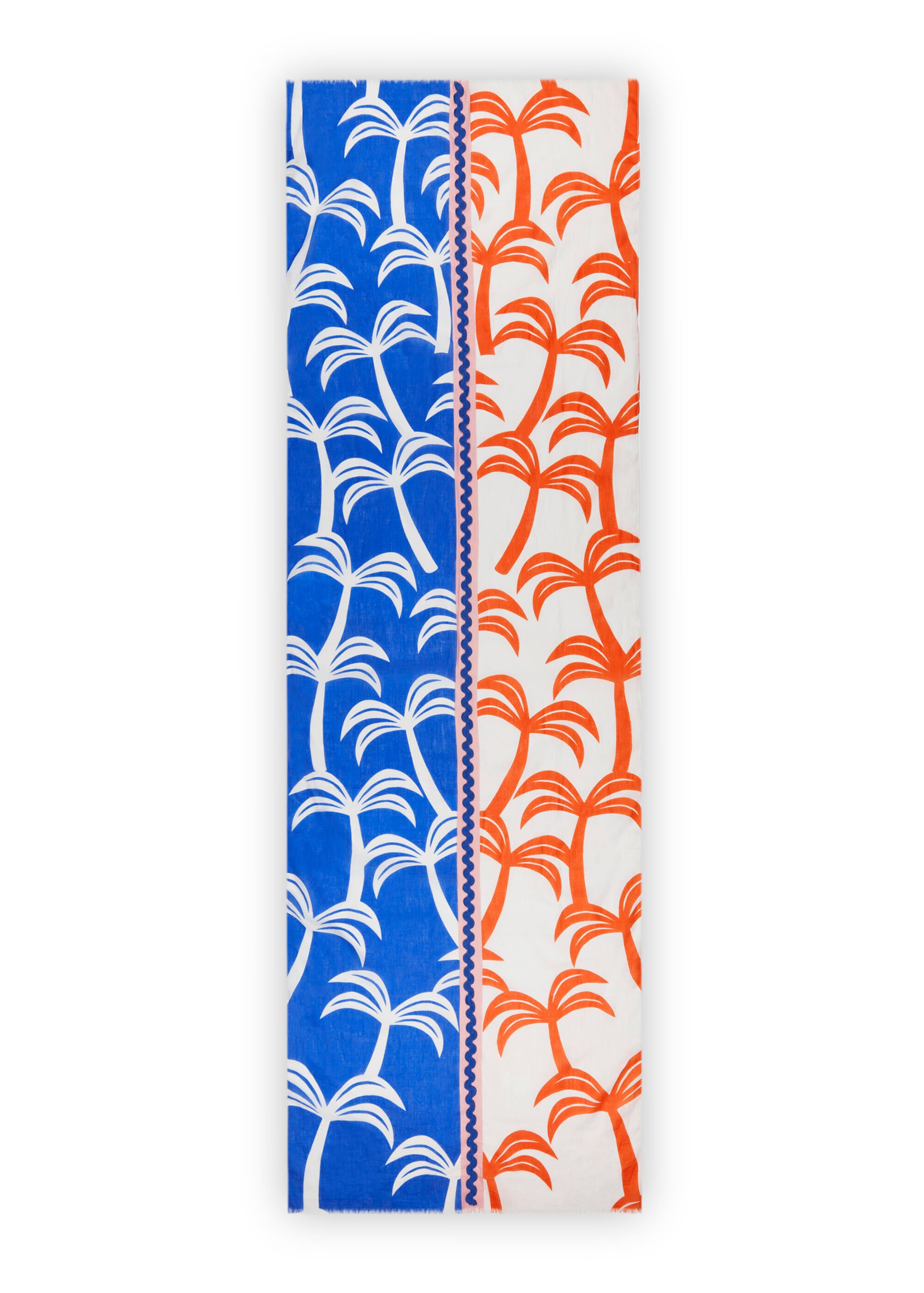 Schal aus Bio-Baumwolle - BLU2 - Blau