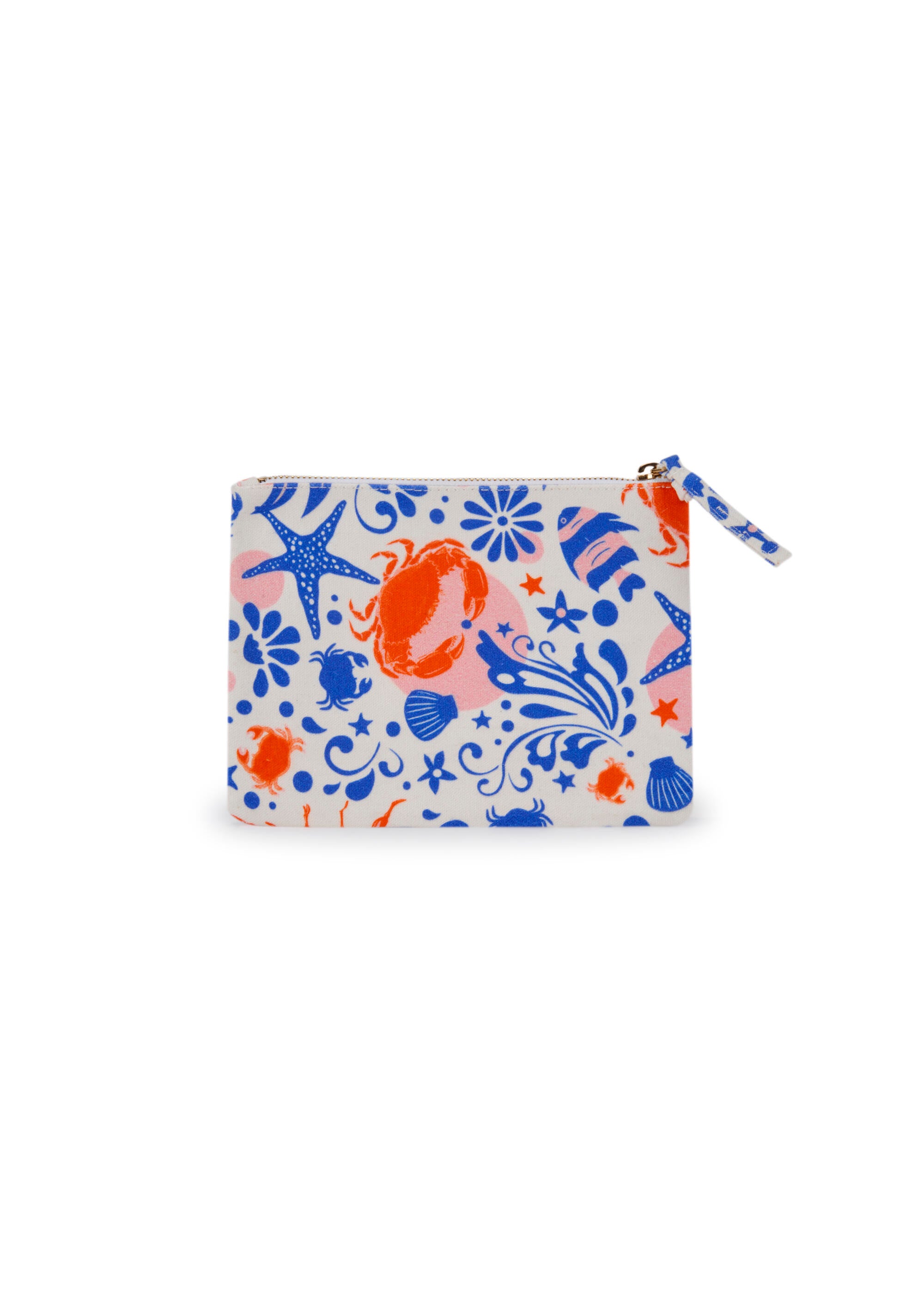 Kosmetiktasche aus Baumwolle - BLU2 - Blau