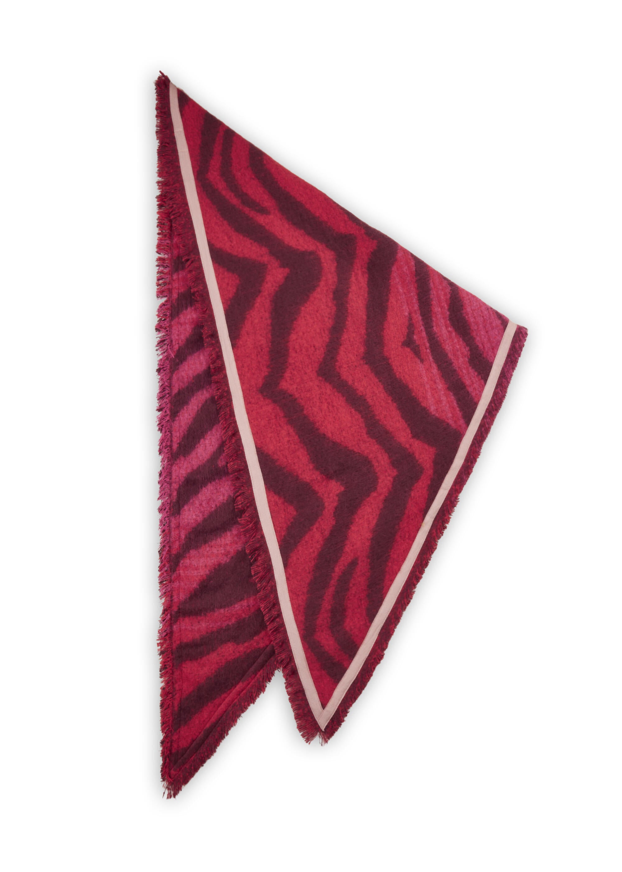 Dreieckstuch mit Animalprint - PIN3 - Pink