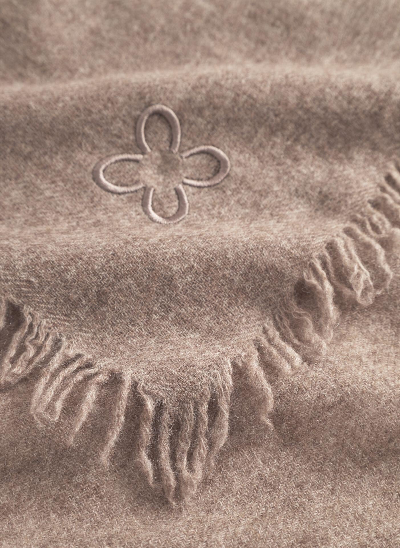 Schal aus Wolle - BEI3 - Beige