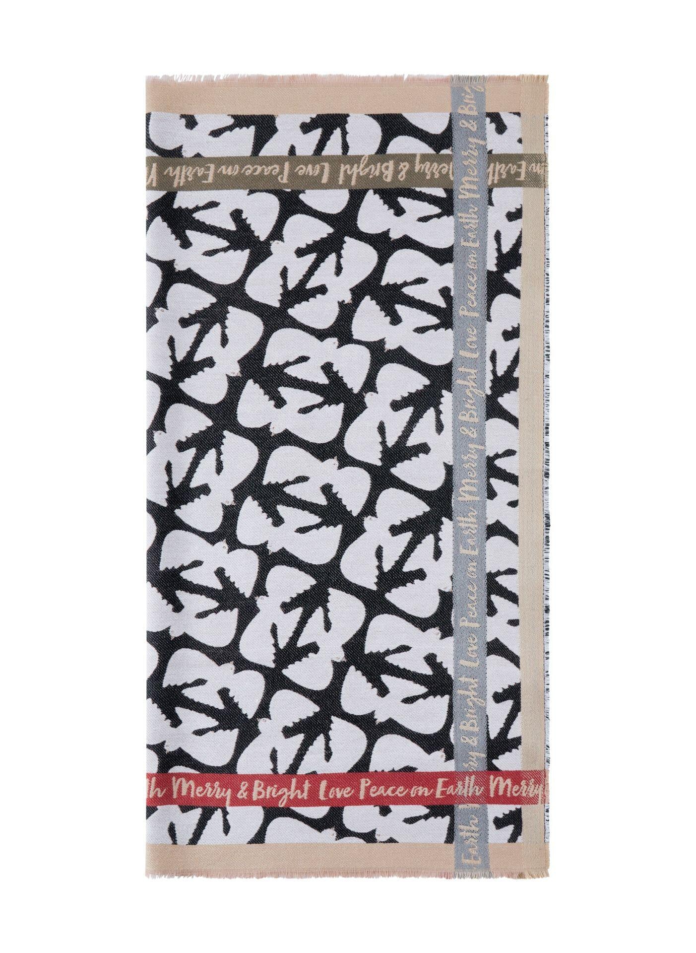 Tuch aus Wollmischung - BLK2 - Schwarz