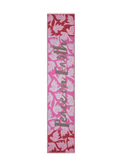 Schal mit PEACE ON EARTH-Schriftzug - PIN2 - Pink