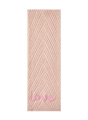 Schal LOVE - BEI2 - Beige