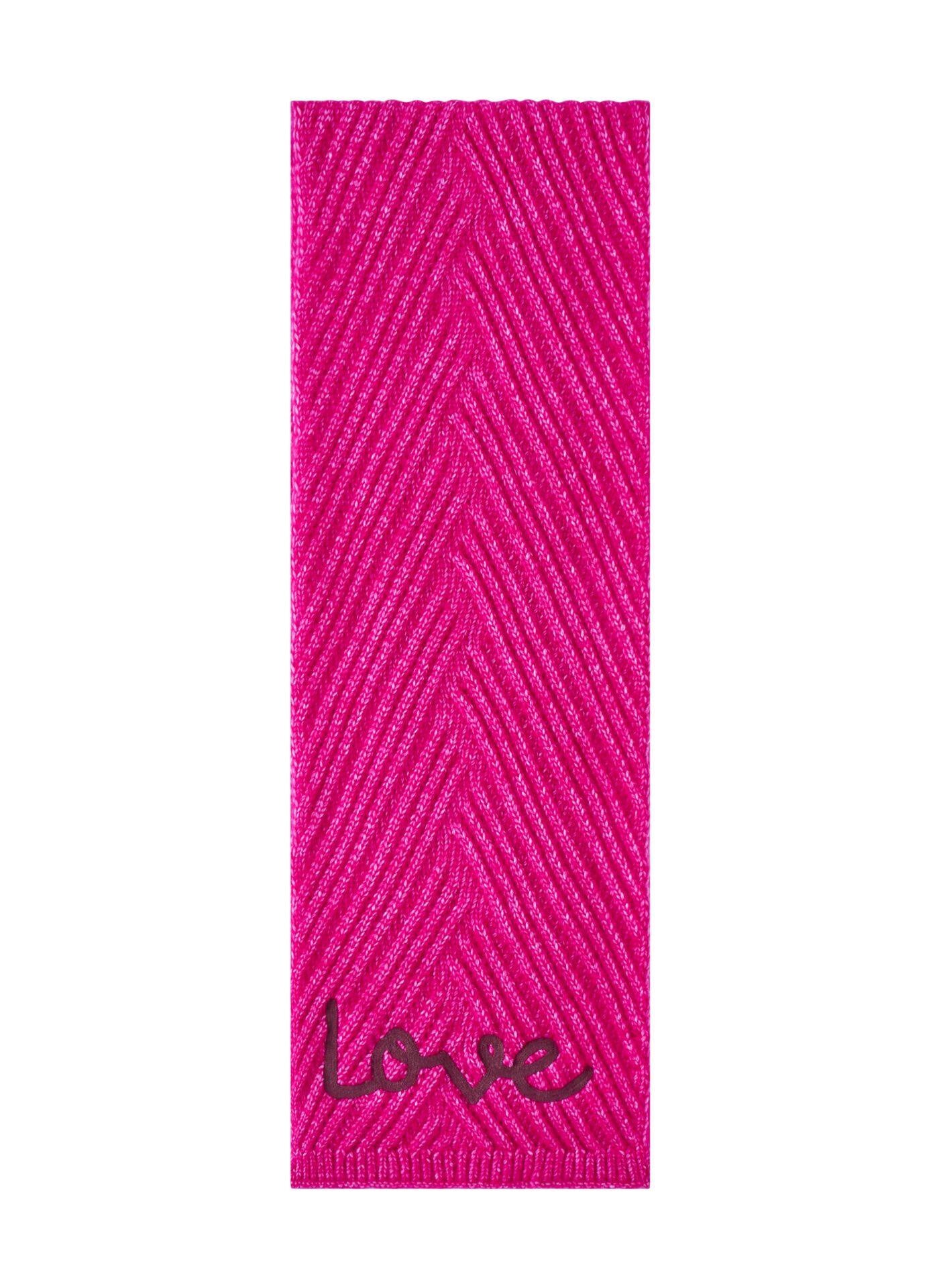 Schal LOVE - PIN2 - Pink