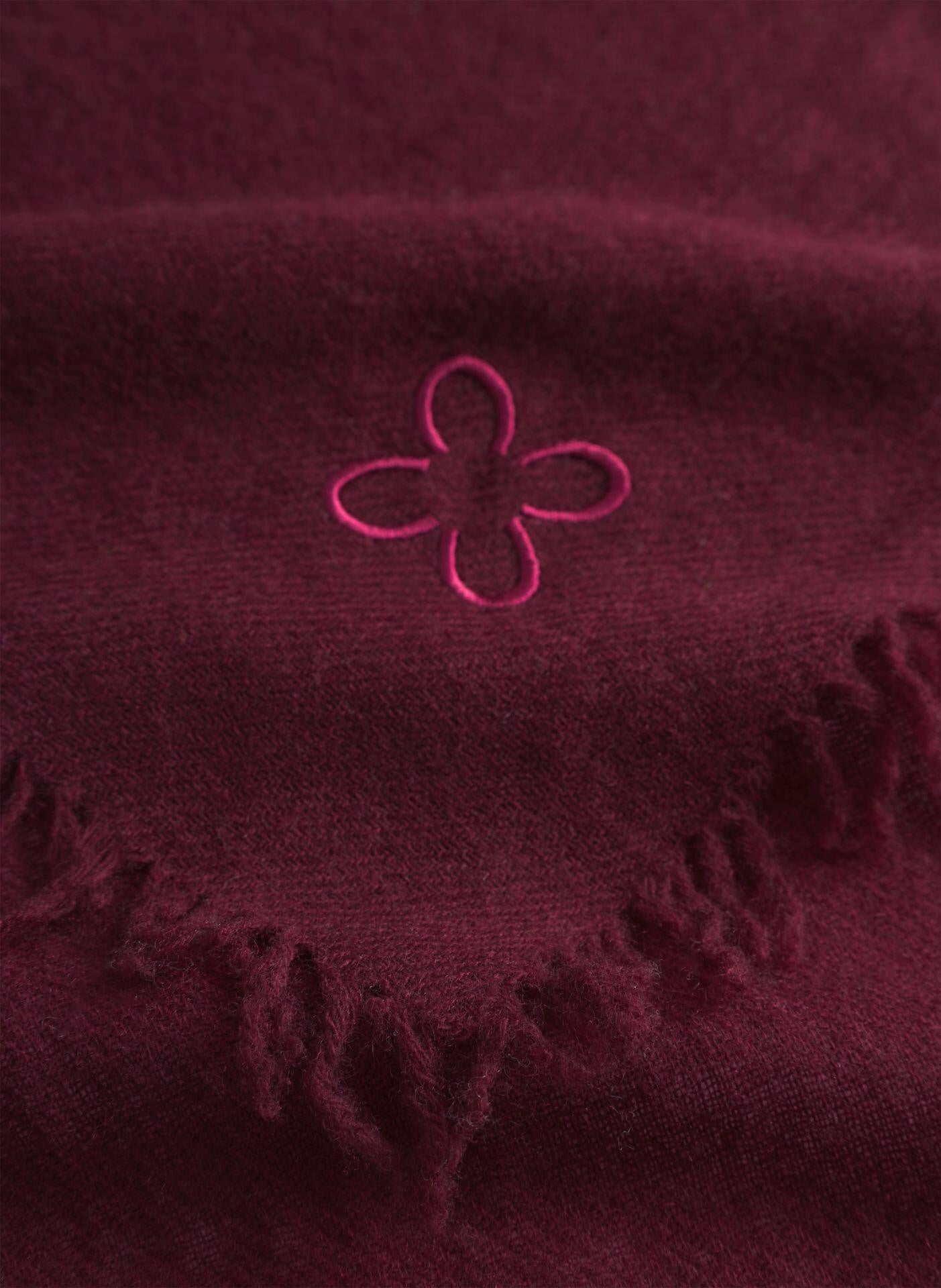 Schal aus Wolle - RED3 - Rot