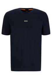 T-Shirt aus Baumwolle - 404-Dark Blue - Blau