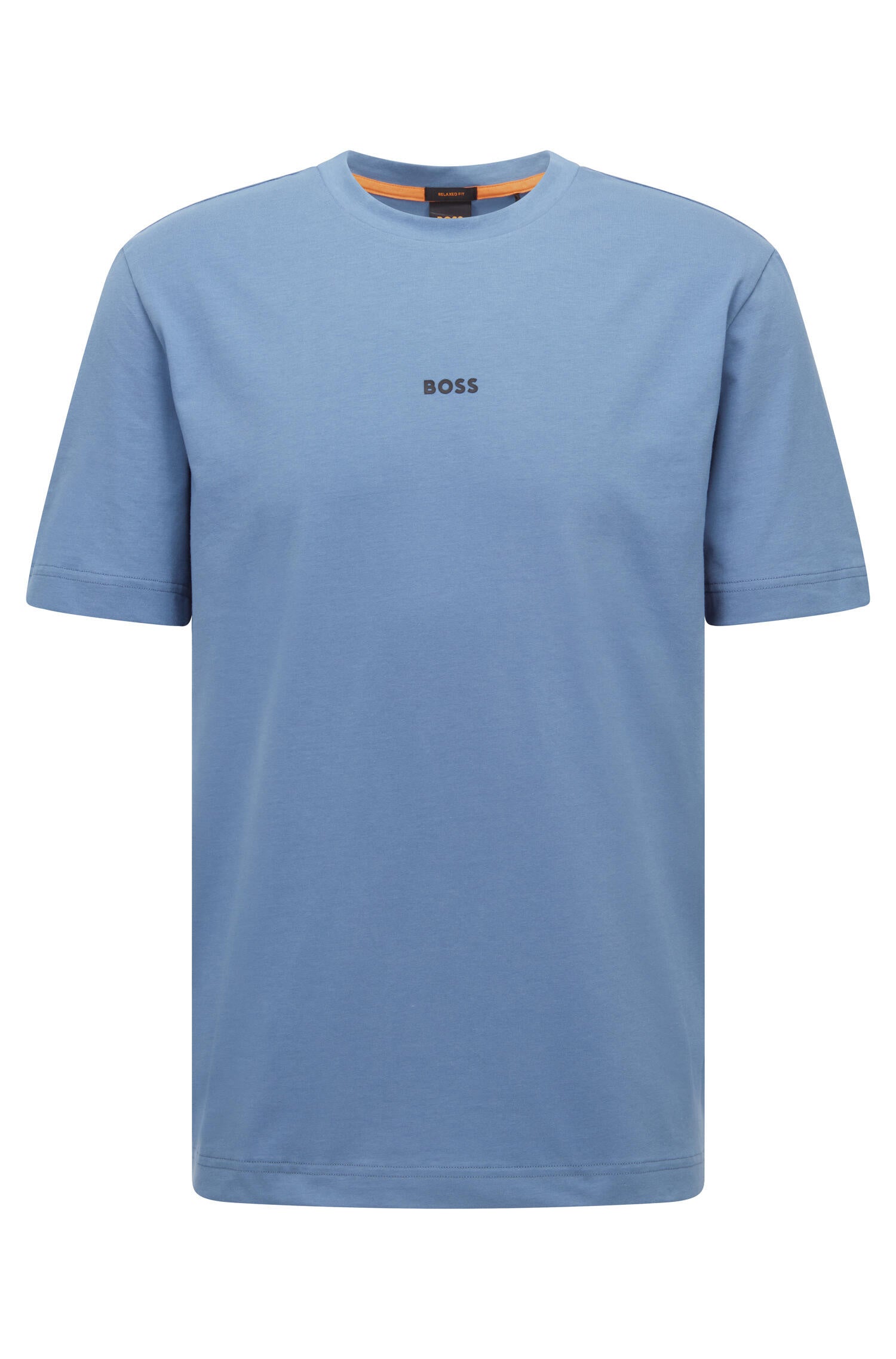 T-Shirt aus Baumwolle - 489-Open Blue - Blau