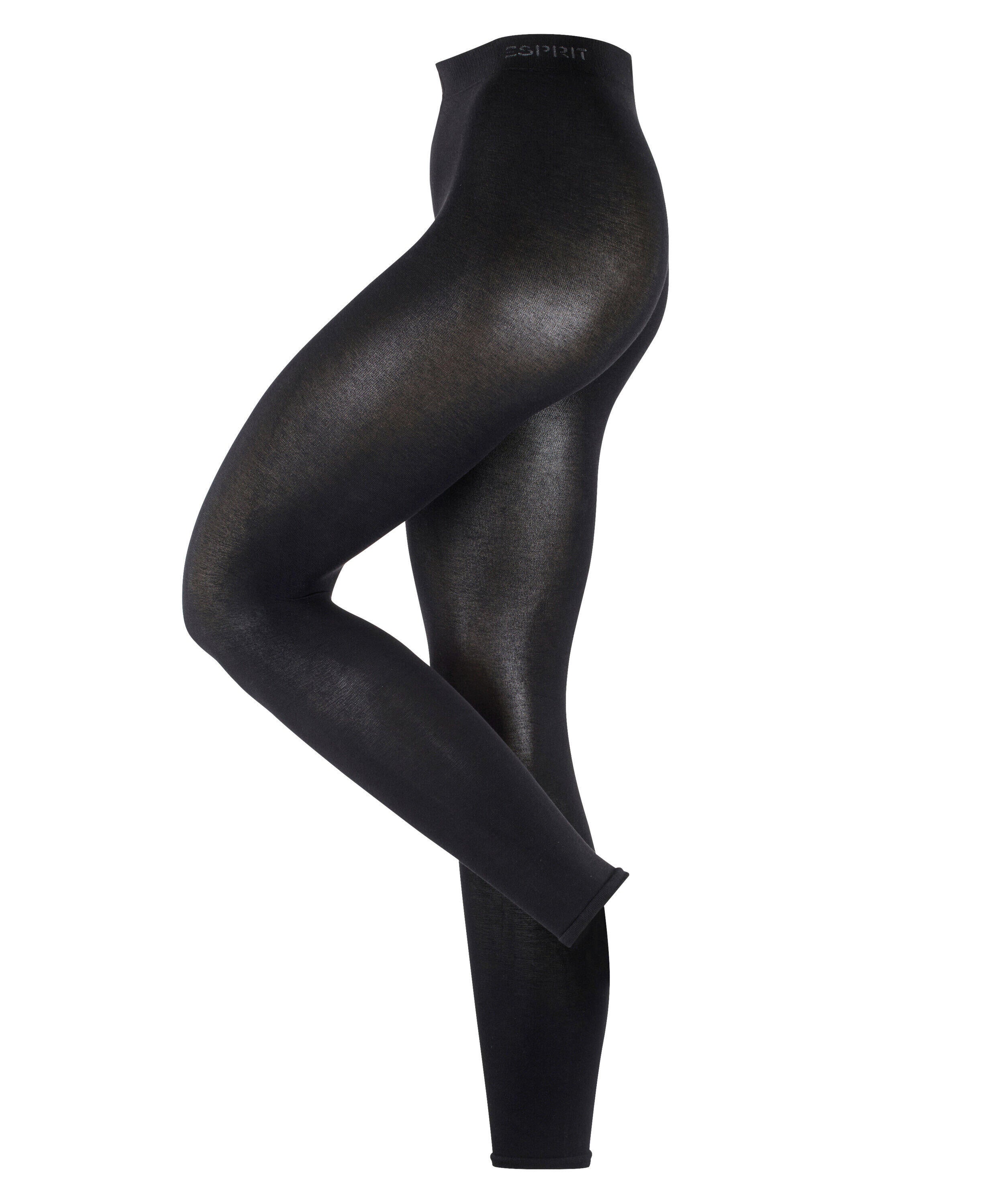 Leggings aus Baumwollmix - 3000 black - Schwarz