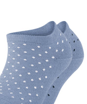 2er-Pack Gepunktete Sneakersocken - 6458 jeans - Blau