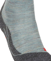 Stricksocken aus Schurwollmix - 6333 smoke blue - Grau