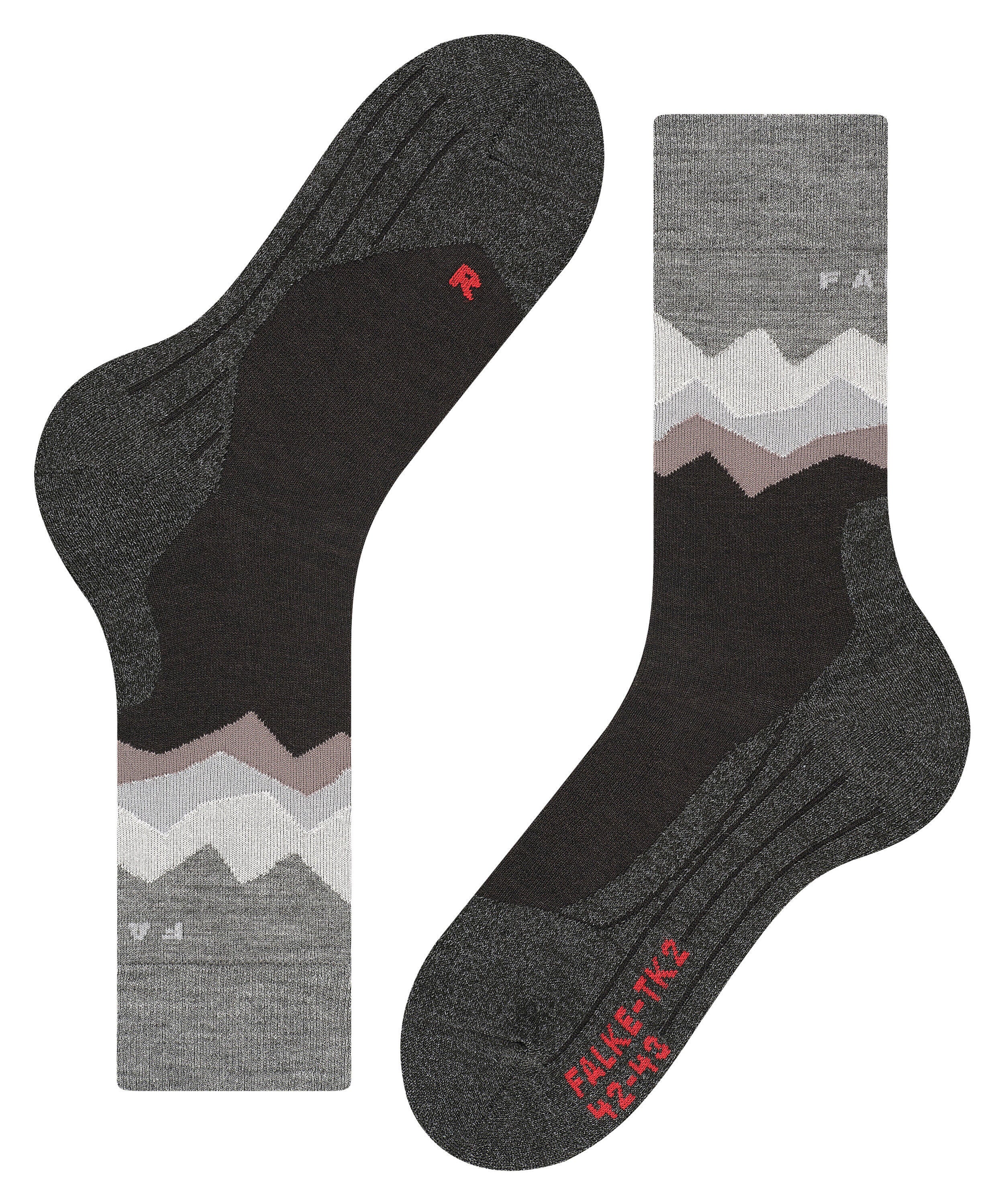 Trekking Socken TK2 Explore - 3003 black - Schwarz