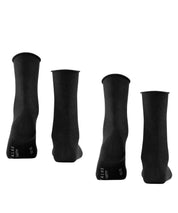 2er-Pack Socken - 3000 black - Schwarz