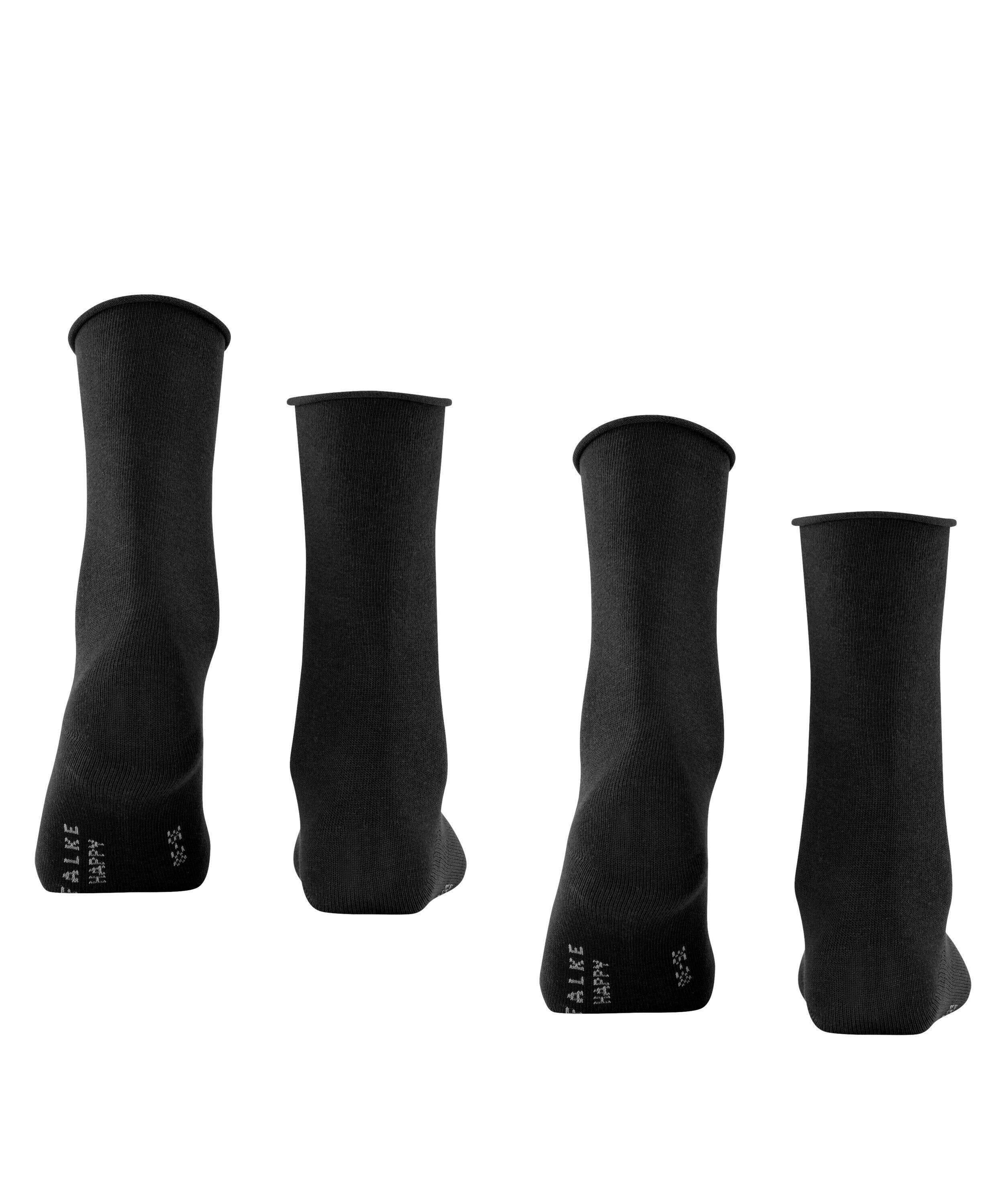 2er-Pack Socken - 3000 black - Schwarz