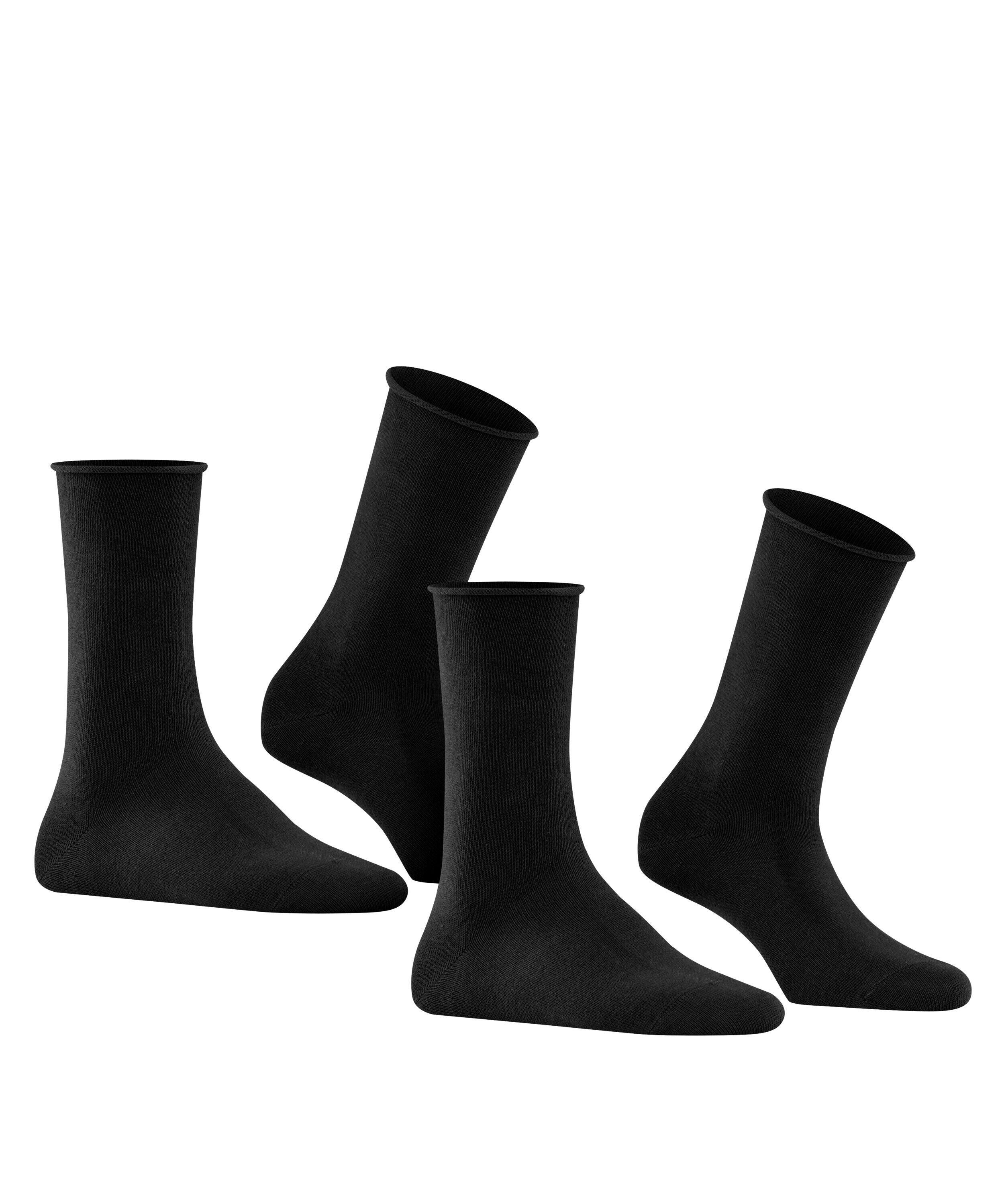 2er-Pack Socken - 3000 black - Schwarz