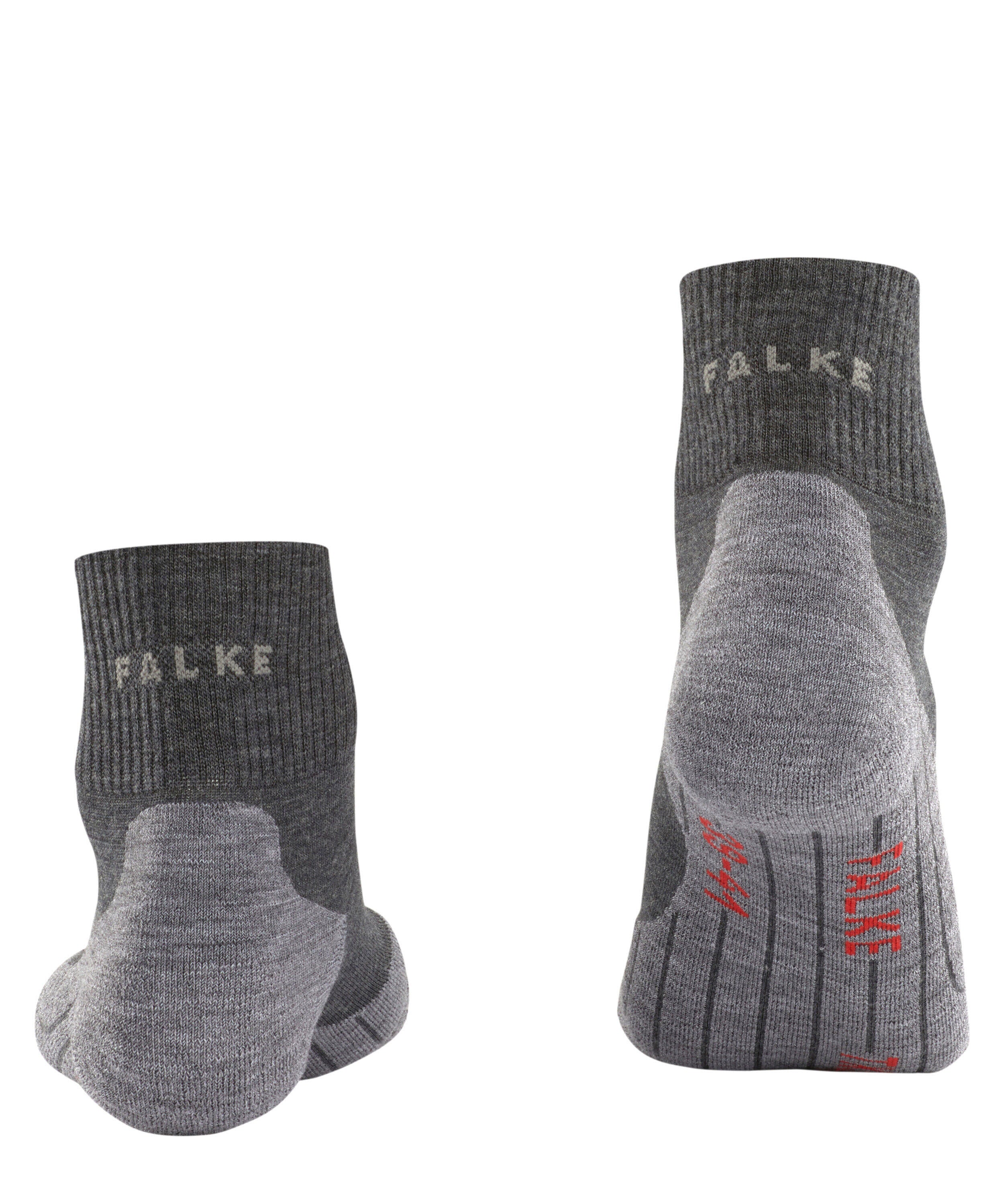 Wandersocken TK5 - 3180 asphalt mel. - Grau