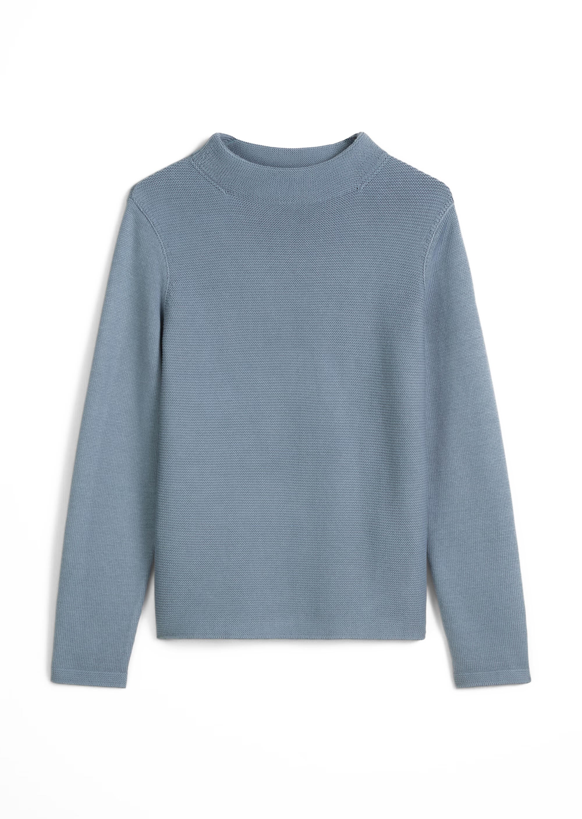 Strickpullover aus Baumwolle - 857-slate blue - Blau