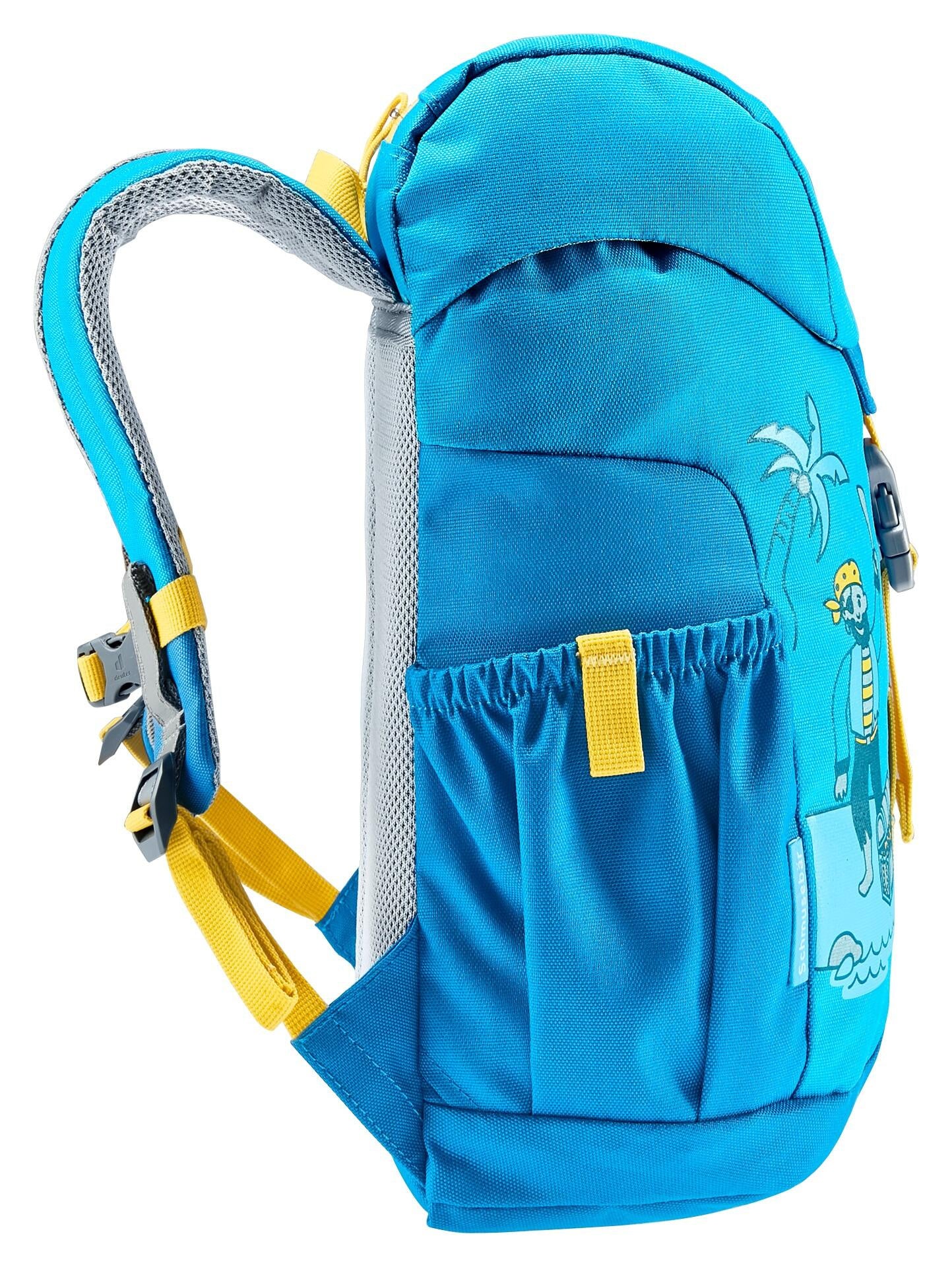 Kinderrucksack Schmusebär - 1324-azure-lapis - Blau | Gelb