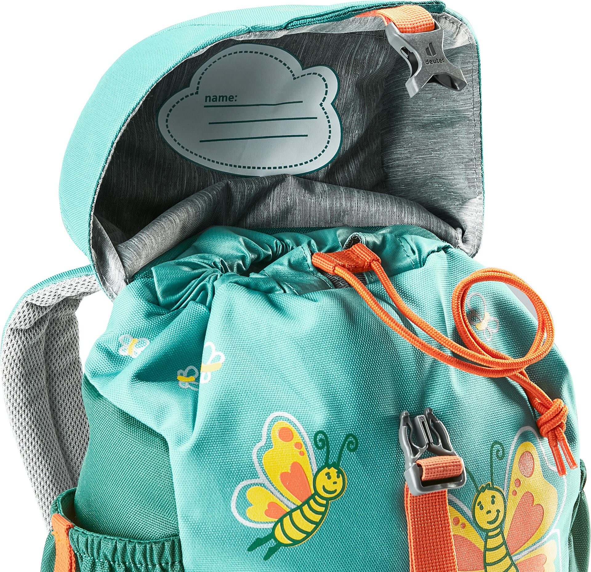 Kinderrucksack Schmusebär - 3239-dustblue-alpinegreen - Grün | Blau