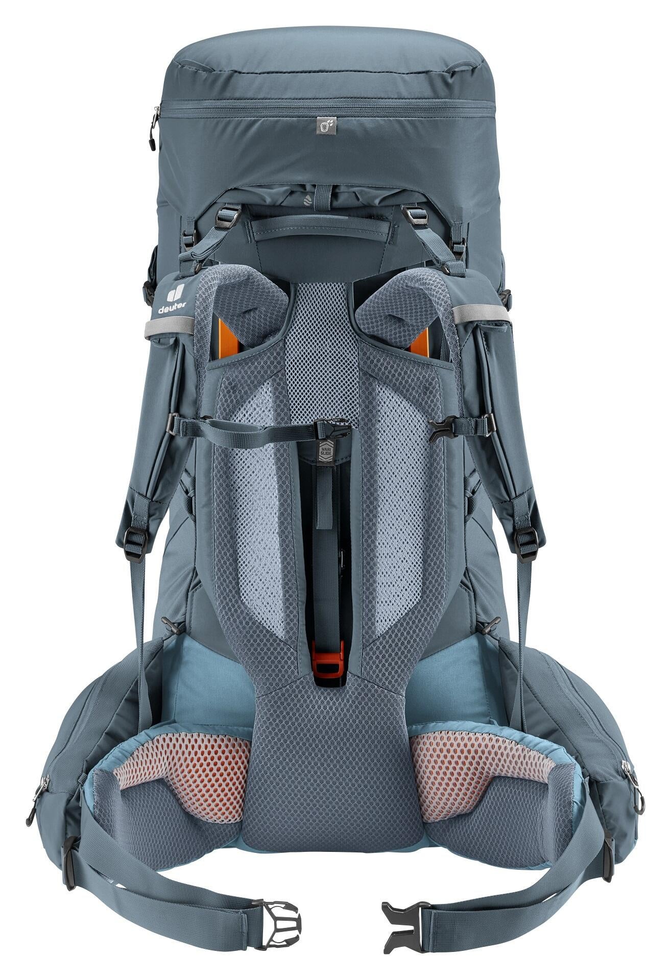 Wanderrucksack Aircontact Core 60+10 - 4409-graphite-shale - Grün