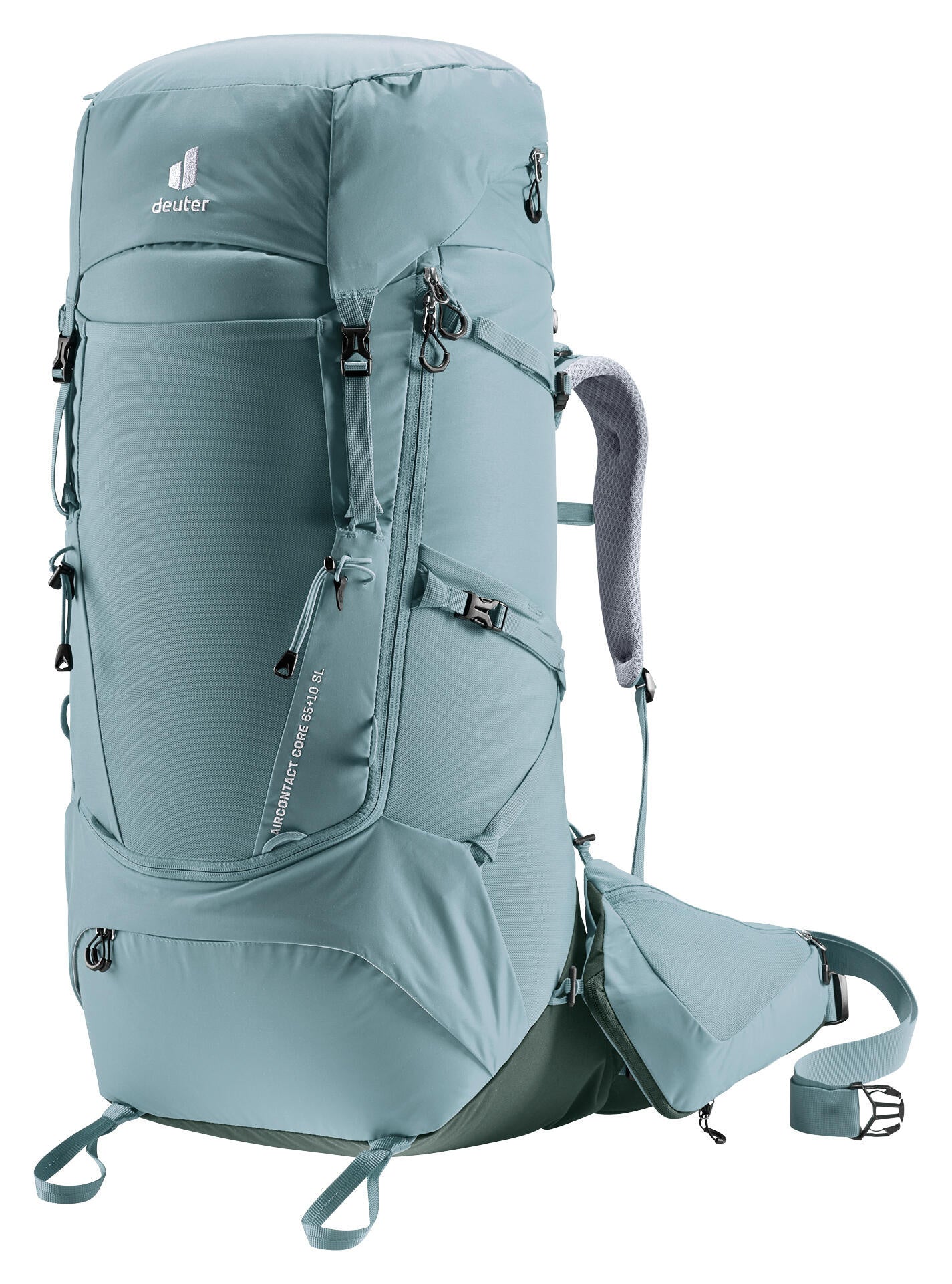 Wanderrucksack Aircontact Core 65+10 SL - 4219-shale-ivy - Grün