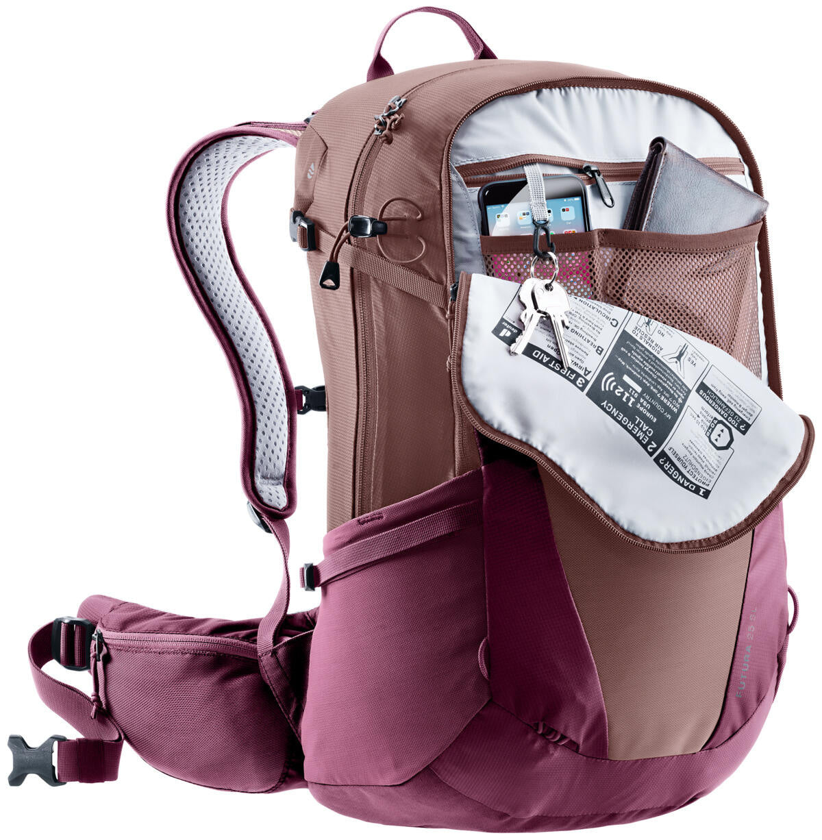 Wanderrucksack Futura 25 SL - 5599-ashrose-cassis - Rot