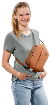 Umhängetasche PASSWAY 2 - 6626-pecan-mocha - Orange
