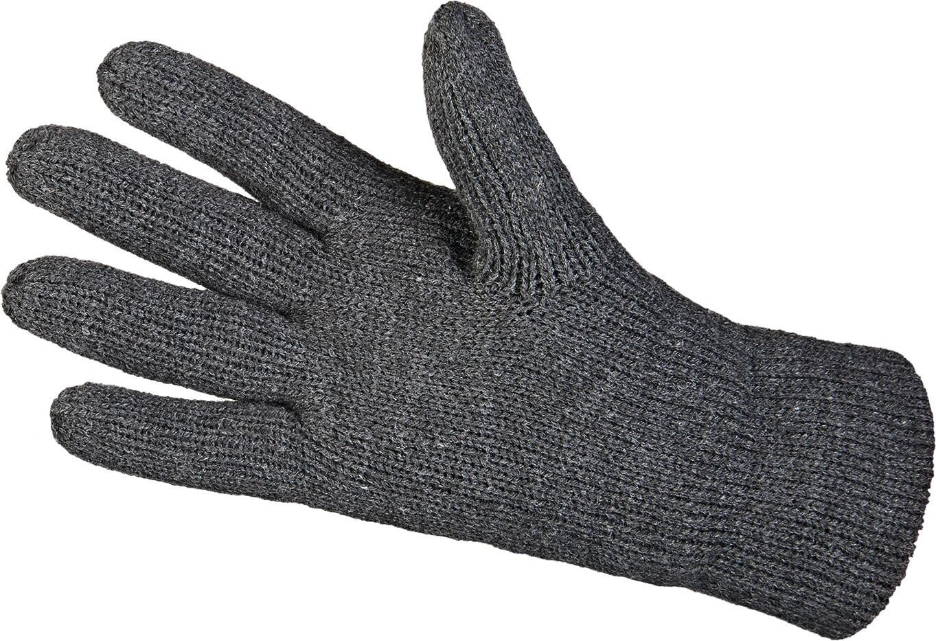 Herren Strickhandschuhe - 120-anthrazit - Grau