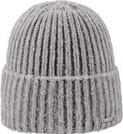 Strickmütze aus Viskosemix - 145-grau - Grau